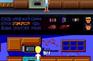 Manche Gegenstände gehören einfach nicht in die Microwelle. (unten PC EGA Version)