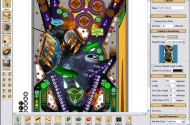 So sieht der Future Pinball Editor aus, mit dem sämtliche Tische erstellt wurden.
